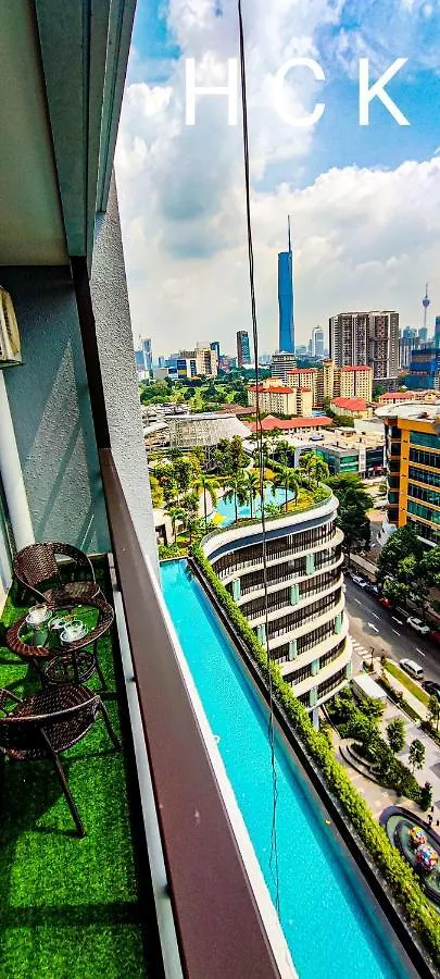 Luxury Balcony View At Trion Kl By Hck Apartment Kuala Lumpur Malaysia